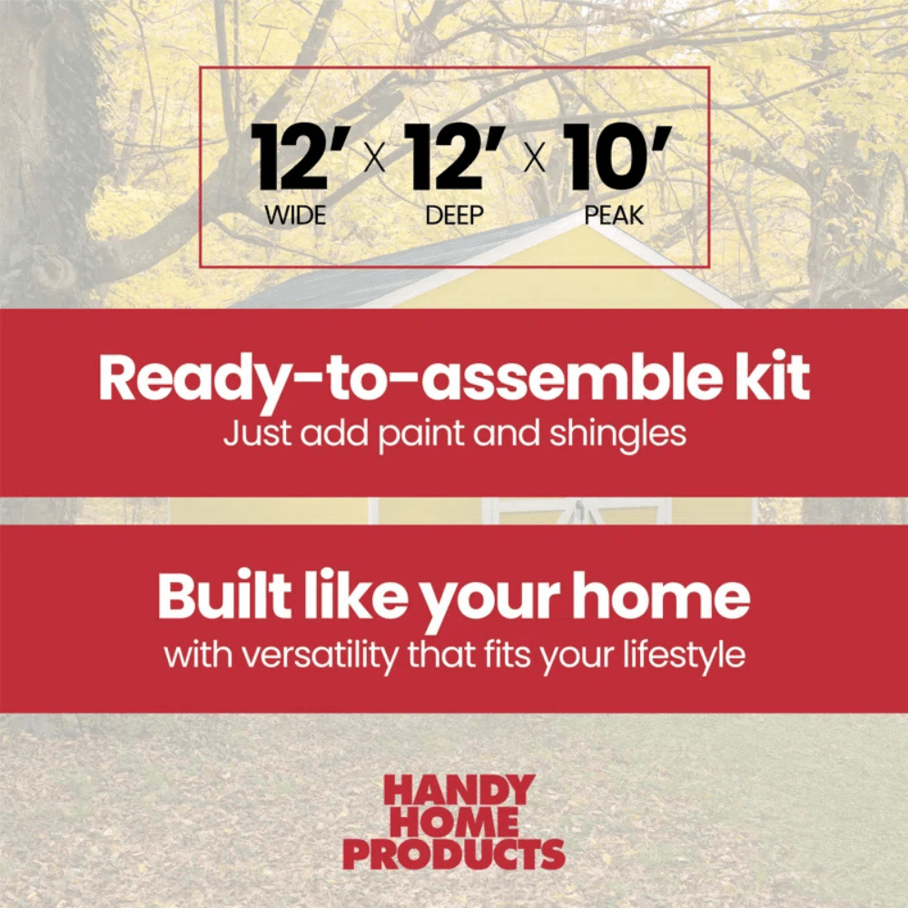 Astoria 3.7m x 3.7m Outdoor Wood Storage Shed
