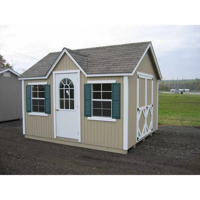 Little Cottage Classic Wood Panelized Storage Shed 3.7m x 3m