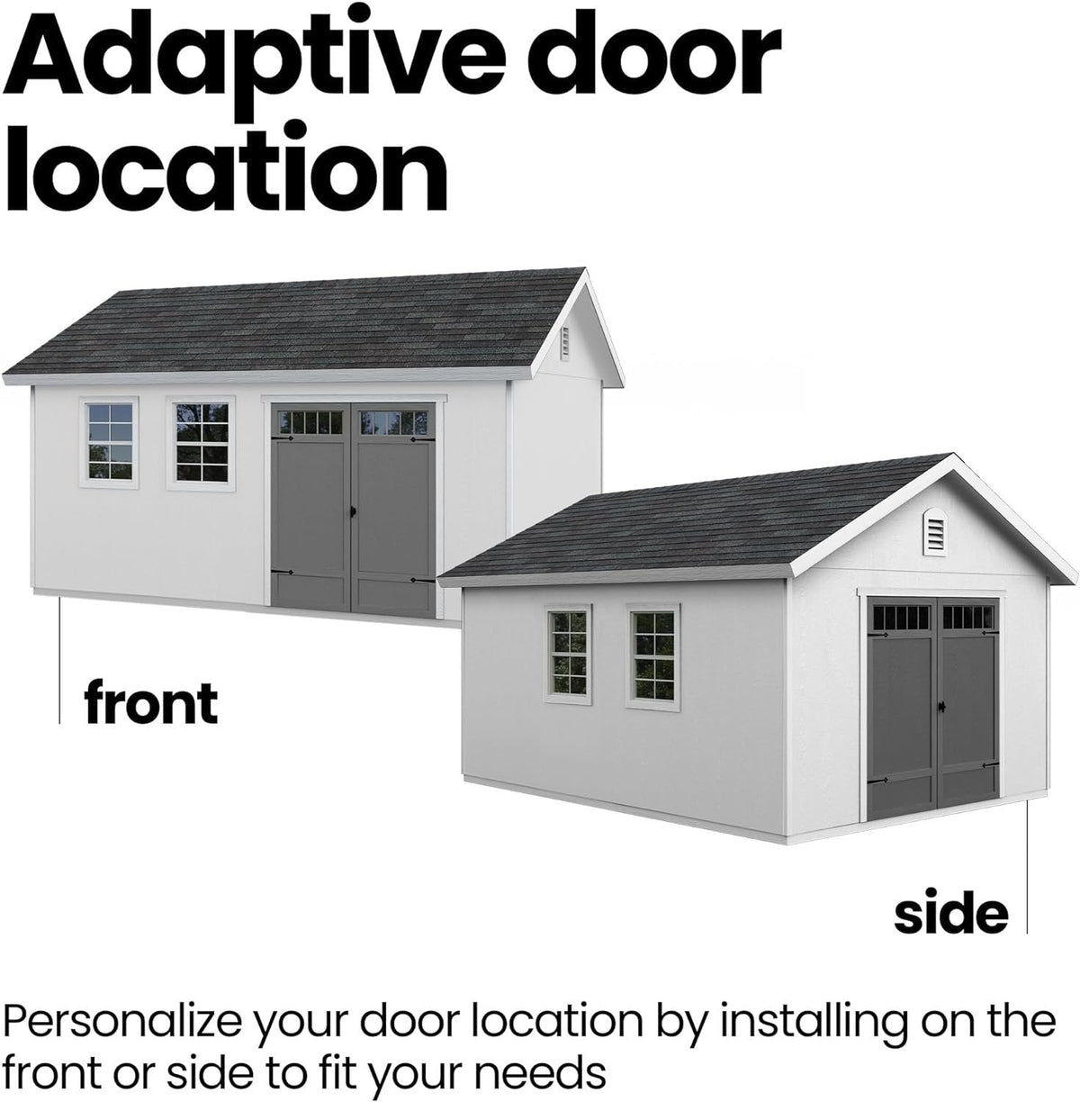 Handy Home Products Scarsdale 3.7x4.9m Wooden Storage Shed
