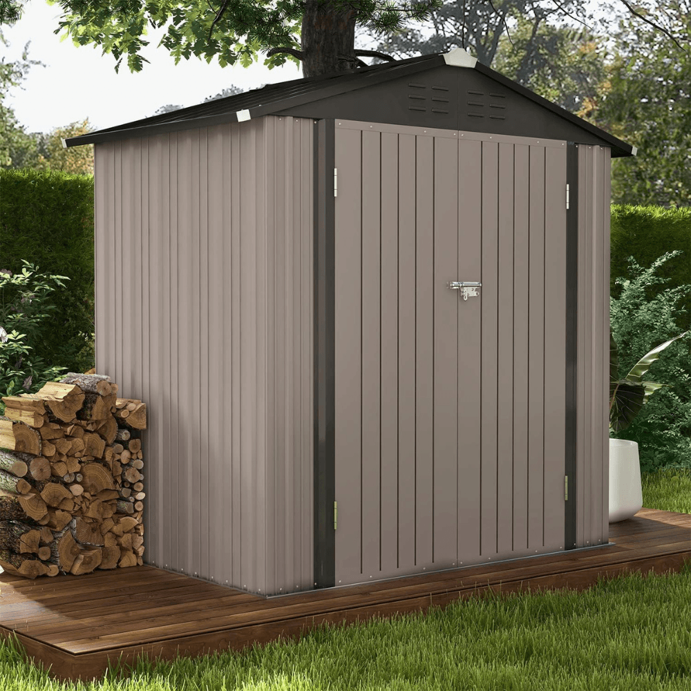 Patiowell Outdoor Storage Metal Shed 1.8m x 1.2m