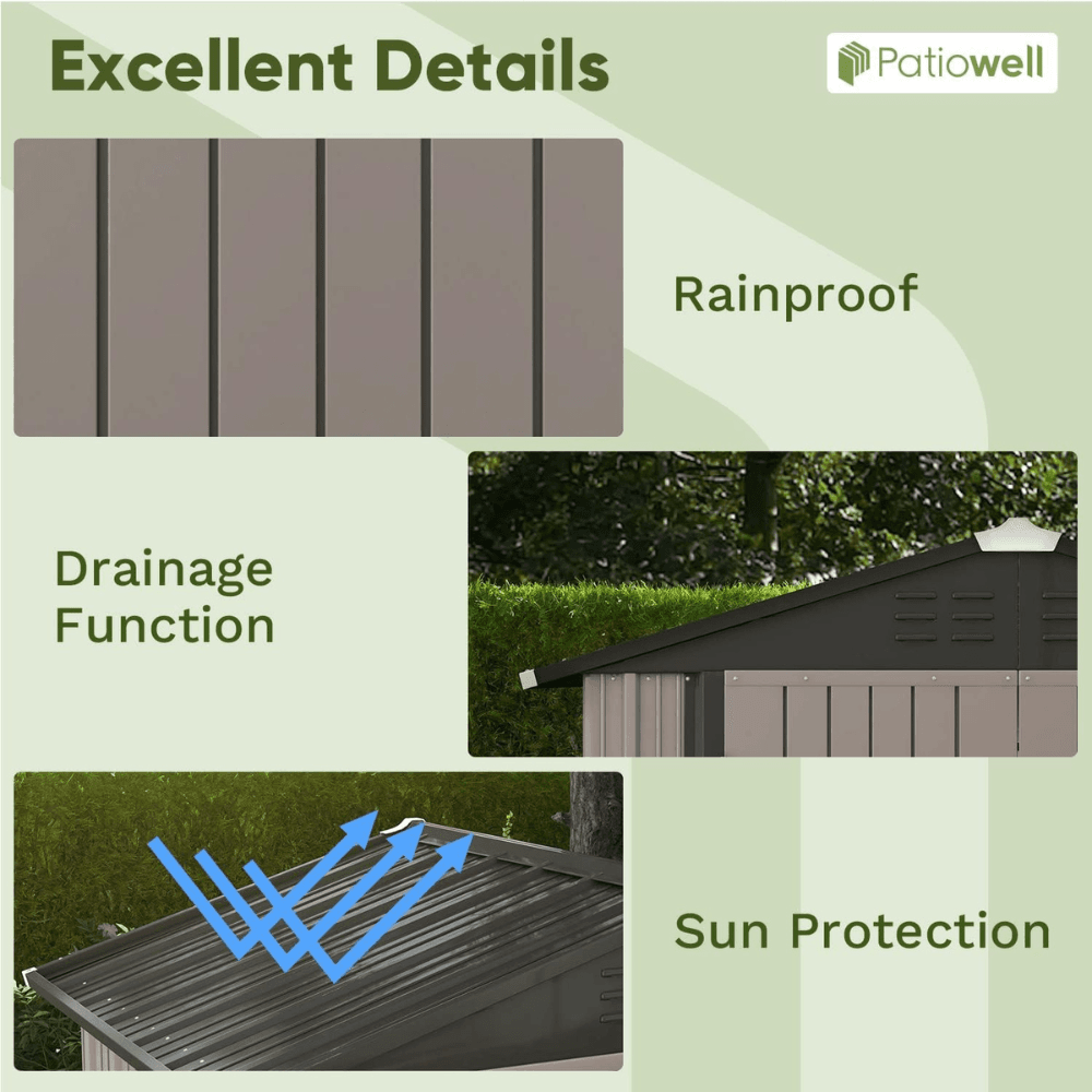 CRAFTSMAN 2.1x2.1m Resin Storage Shed