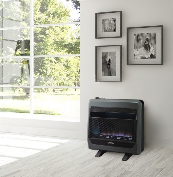 Bluegrass Living B30TNB-BB Vent Free Gas Heater 64.8cm x 61.2cm