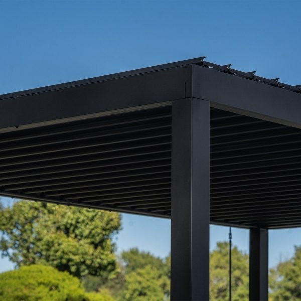 Sarasota 4.3m x 3m Modern Steel Louvered Pergola