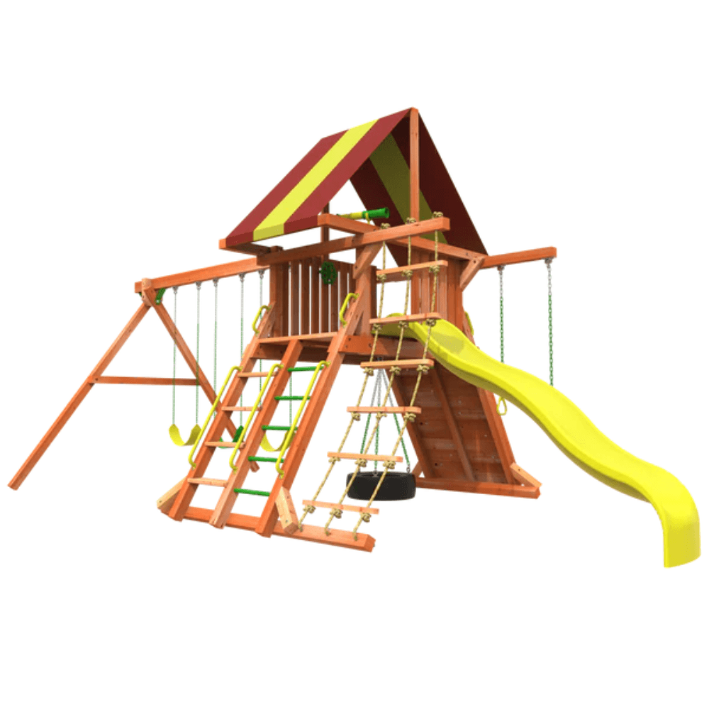Woodplay Tiger Tower Combo A Wooden Swing Set